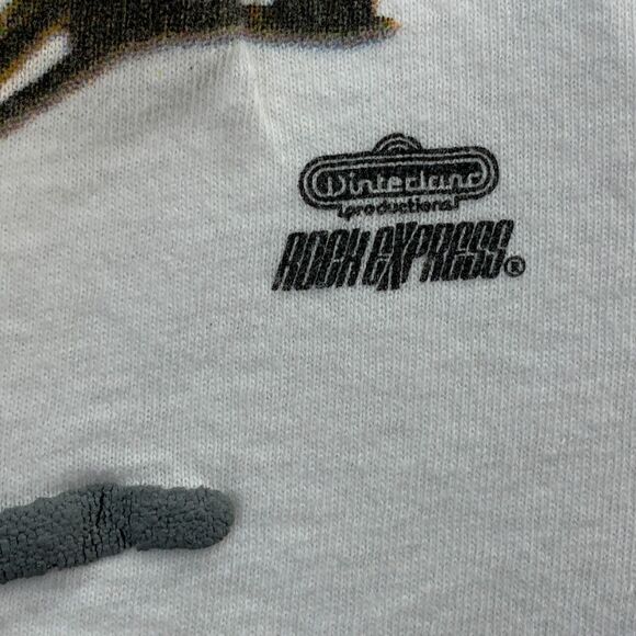 Vintage Eric Clapton MTV Unplugged T Shirt Mens Medium Rock Band USA Made White - Picture 5 of 9